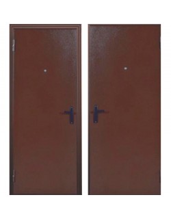 Входная металлическая дверь Строитель металл/металл